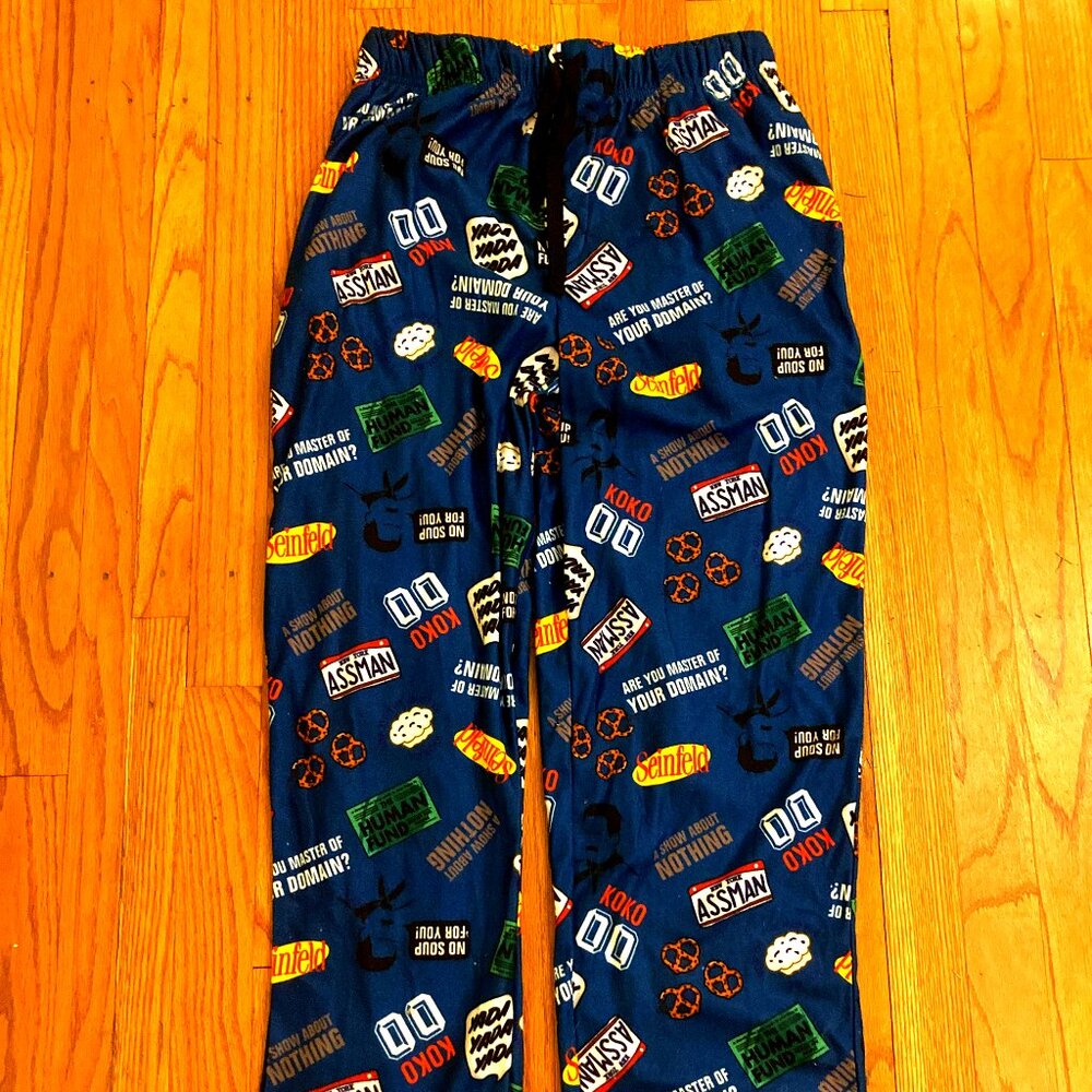 SEINFELD Unisex Adult Flannel Print Sleep/Lounge Pants ~ Sz S